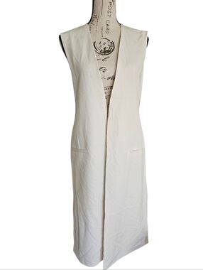 Sleeveless Cream Vest
